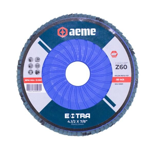 Disco Flap Fibra ou Nylon AEME EXTRA