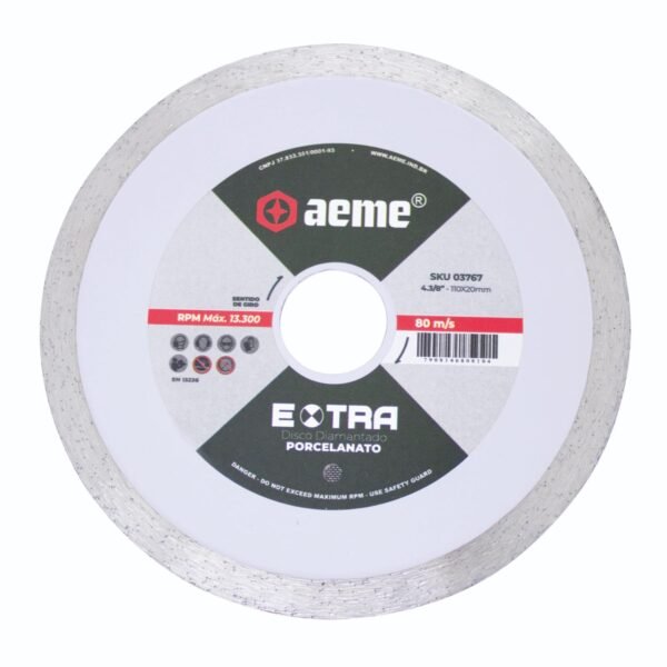 Disco Diamantado AEME EXTRA Porcelanato